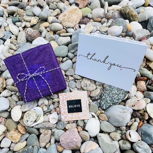 Lapis Lazuli Celestial Earrings - Handmade by Wandering Bunny LLC - Picture 5 of 7